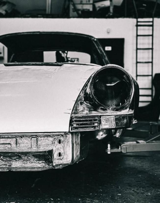 Porsche 912 — karoserie před renovací